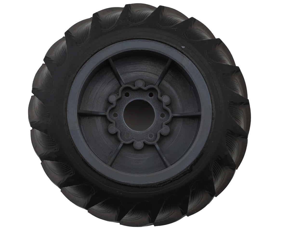 JConcepts Losi Mini LMT Racer Pre-Mounted Monster Truck Tires (2) (Blue) w/12mm Hex
