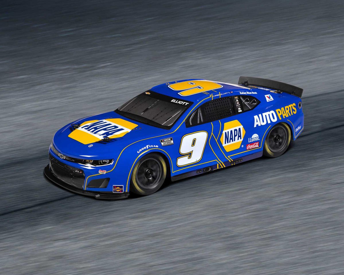 Team Losi 1/12 NASCAR #9 NAPA 2025 Chevrolet Camaro ZL1 2S AWD RTR On-Road Car - Chase Elliot, LOS1122509
