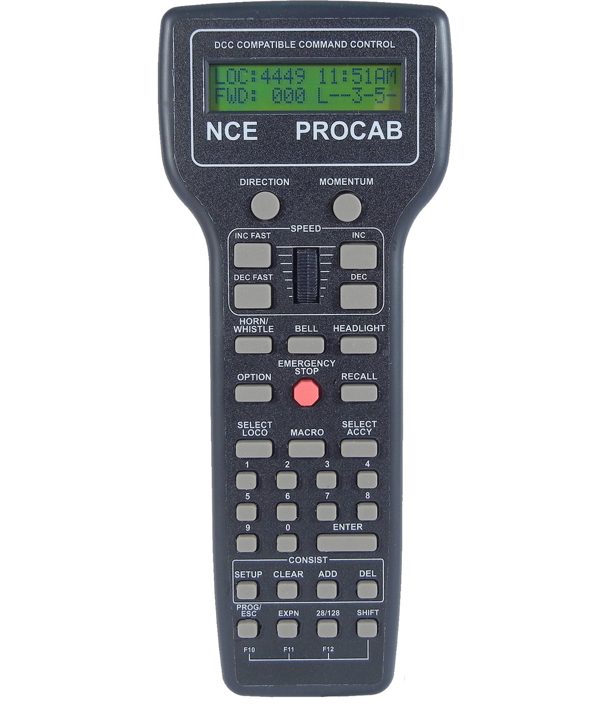 NCE 5240010 ProCab Deluxe Master Cab [Tethered Handheld Throttle]