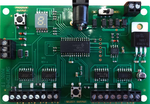 NCE 5240151 Switch-8 MK2 will control 8 Tortoise Switch Machines