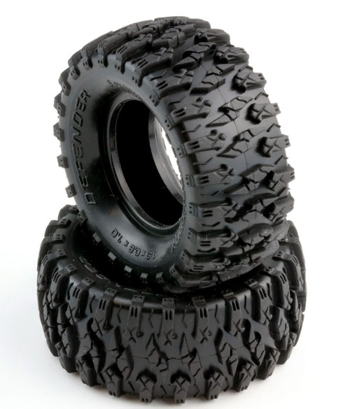 Power Hobby Defender 1.0" Micro Crawler Tires, 1/24, w/ Foams