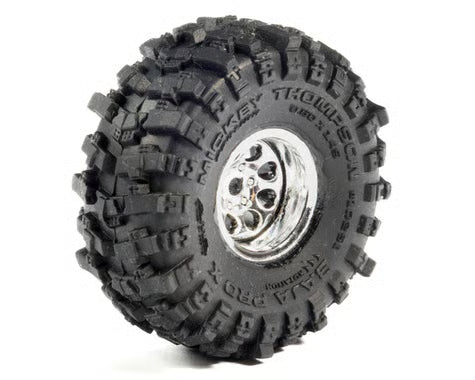 Pro-Line Racing 1/30 Baja Pro X Front/Rear Mounted Chrome Beast Tires (4): Axial SCX30
