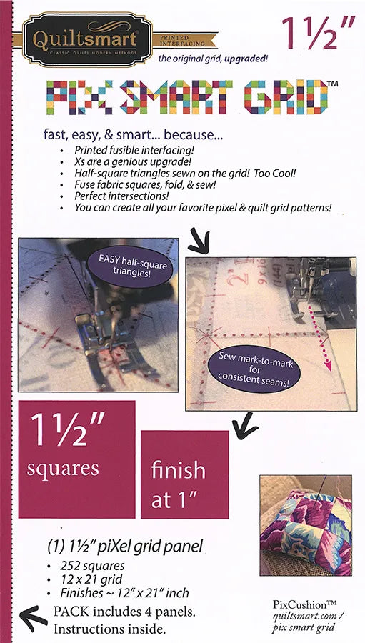 1.5" PiXel Interfacing Grid Panel by Quiltsmart