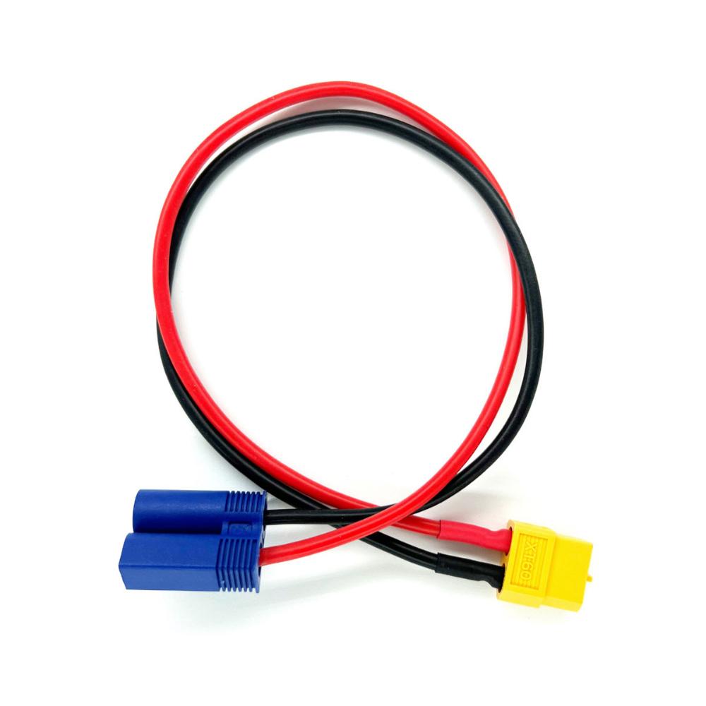 Racers Edge 1682 Charge Adapter: EC5 Device to F XT60- 300mm Wire (1682)