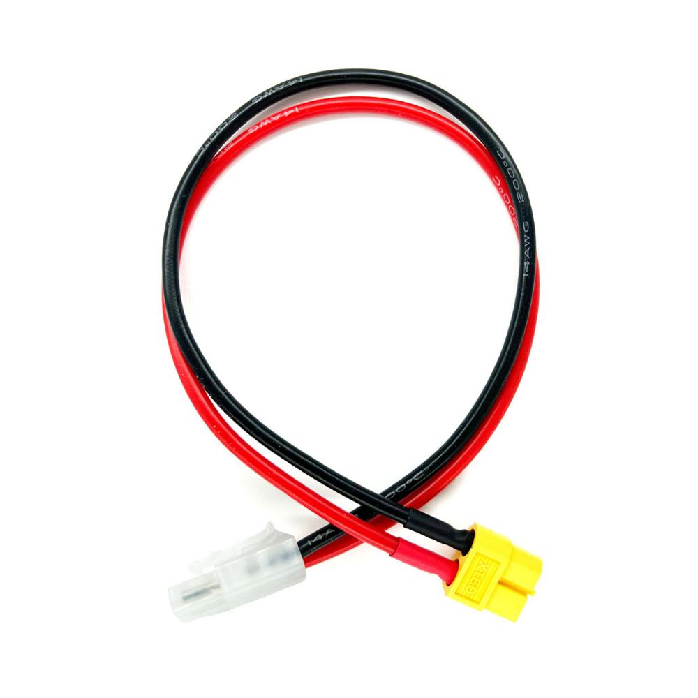 Racers Edge 1684 Charge Adapter: M Tamiya to F XT60-300mm Wire (1684)