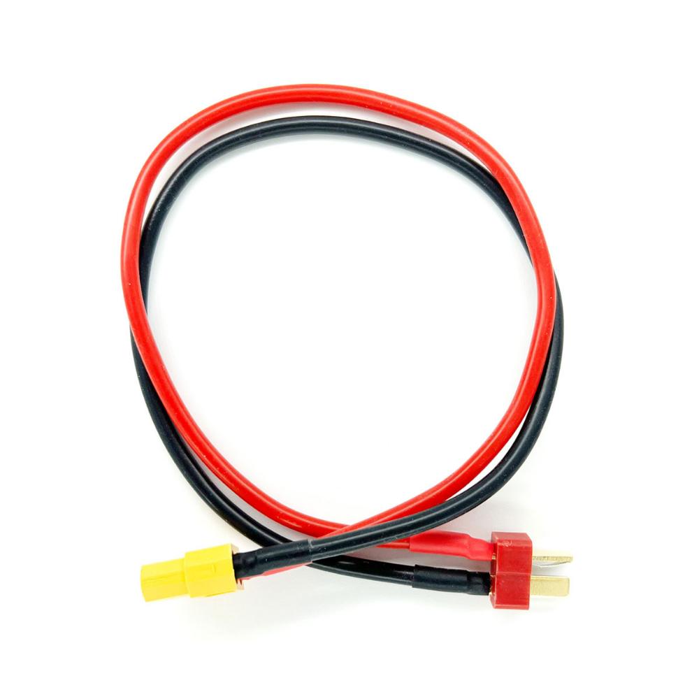 Racers Edge 1685 Charge Adapter: M Deans to F XT60-300mm wire (1685)
