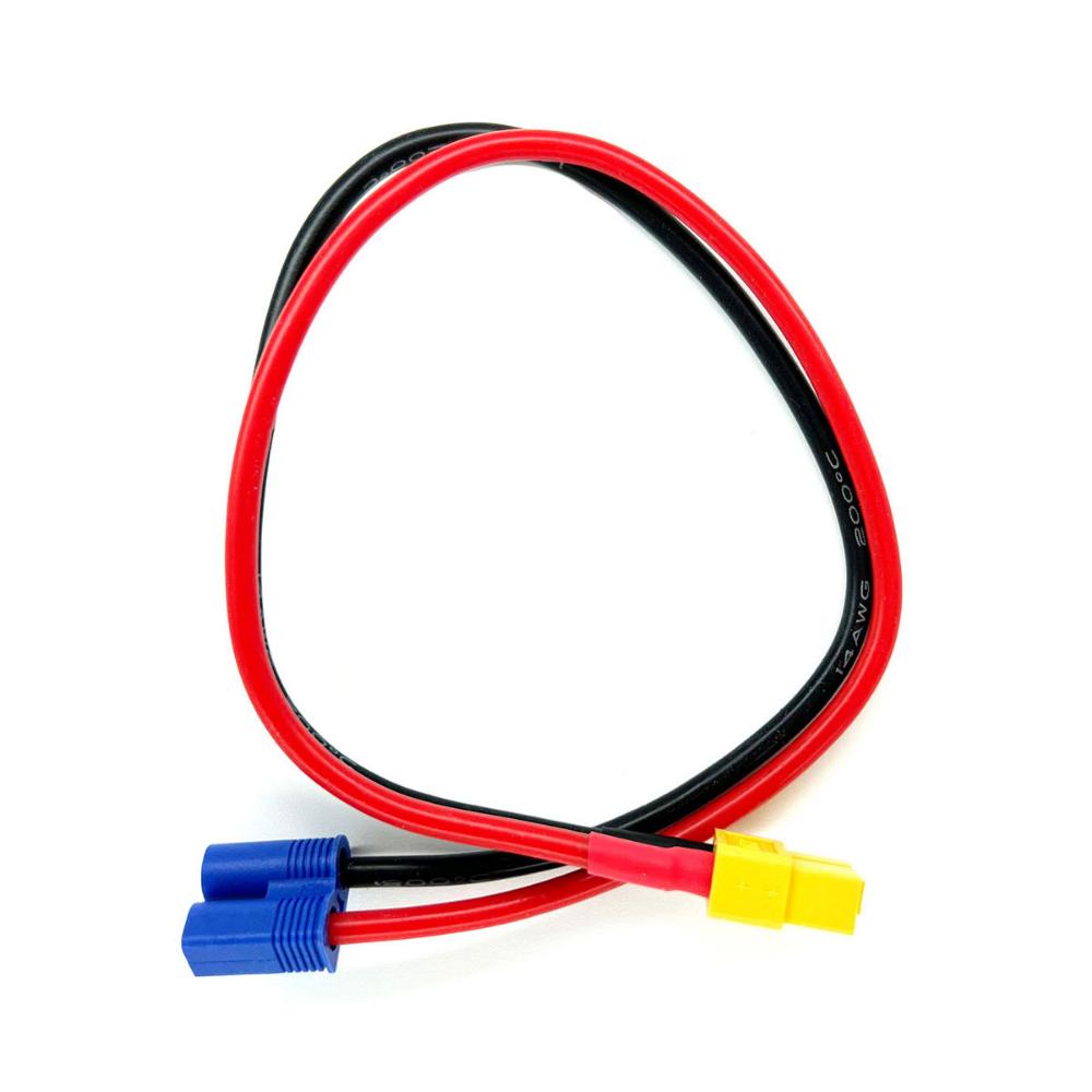 Racers Edge 1686 Charge Adapter: EC3 Device to F XT60- 300mm wire (1686)