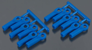 RPM80515 RPM Rod Ends Long Blue 1/10 Traxxas Nitro Slash