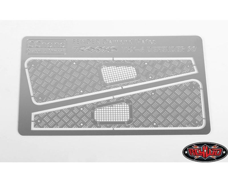RC4WD VVV-C0438 Diamond Plate Fender Covers for Traxxas TRX-4 Traxxas 1:10 (VVV-C0438)
