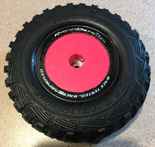 Racin Dots Traxxas Solid Spoke Wheel Dot, Hot Pink