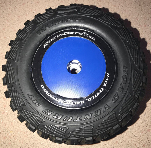 Racin Dots Traxxas Solid Spoke Wheel Dot, Blue