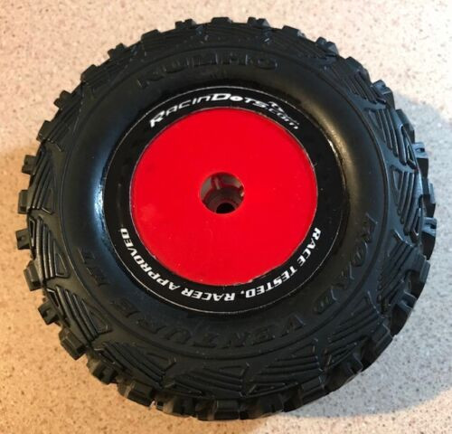 Racin Dots Traxxas Solid Spoke Wheel Dot, Red