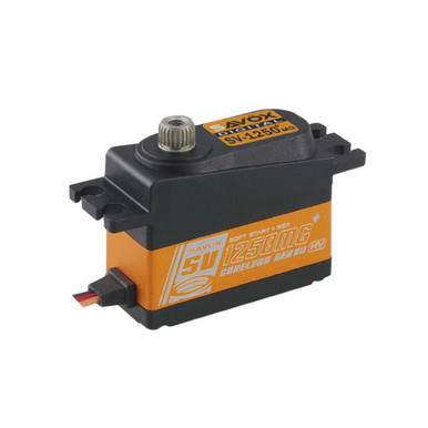 SAVSV1250MGP SAVOX High Voltage Micro Tail Servo w/Soft Start, 0.095sec / 111.1oz @ 7.4v