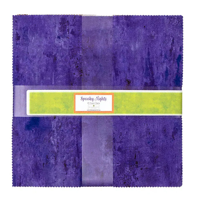 Wilmington Prints - Spooky Nights 10 Karat Gems 42 pcs