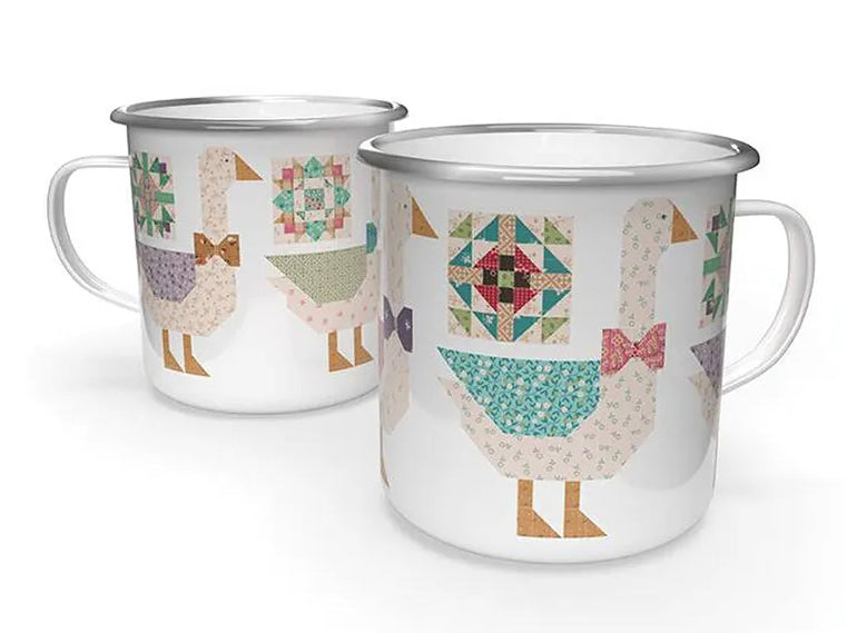 Riley Blake - Gentler Times Enamel Tin Mug by Lori Holt