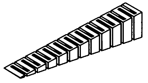 Woodland Scenics ST1411 Sub Terrain, 4% Incline Set