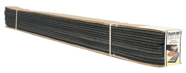Woodland Scenics ST1472 N Scale Roadbed, 2' Track-Bed Strips