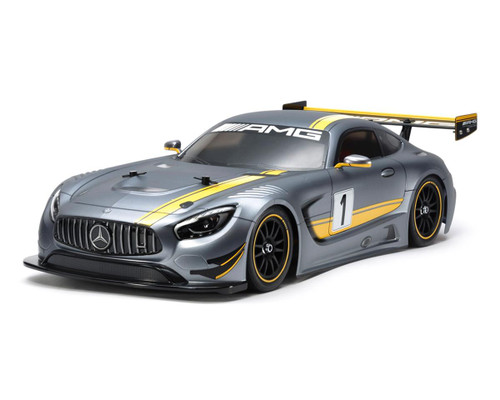 Tamiya 1/10 RC TT02 Mercedes AMG GT3 Touring Car Kit, w/Hobbywing THW 1060 ESC