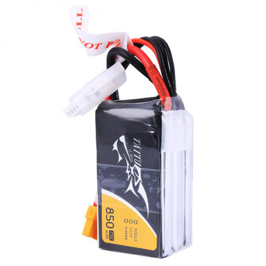 TAT75C8503S Tattu 850mAh 11.1V 75C 3S1P Lipo Battery with XT60 plug