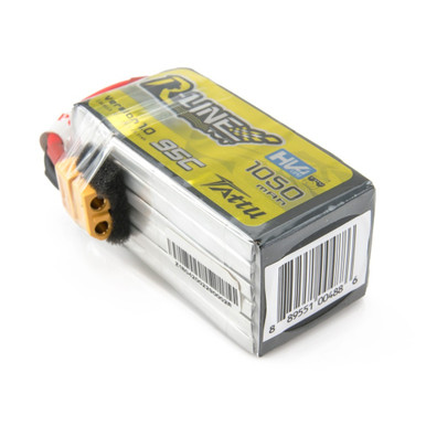 TAT95C18004SRL Tattu R-Line 1800mah 4S 95C FPV Lipo Battery with XT60 Plug