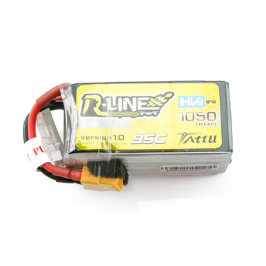 TAT95C10506SRLXT60 Tattu R-Line 1050mAh 95C 6S1P Lipo Battery Pack with XT60 Plug