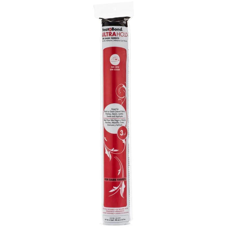 HeatnBond UltraHold Black Iron-On Adhesive - 17in x 3yds