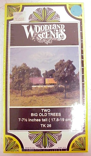 Woodland Scenics TK26 7"-7.5" Big Old Large Tree Kit (Pack of 2)