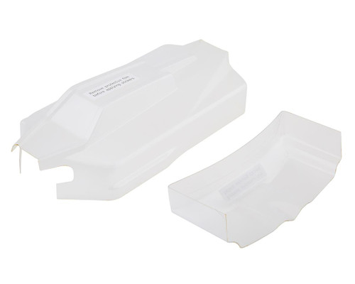 Team Losi Racing 230016 Lightweight Body & Wing, Clear: 22X-4