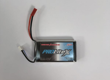 TP1350-2SPX25J Thunder Power 1350mAh 2-Cell/2S 7.4V ProLite X 25C LiPo, JST