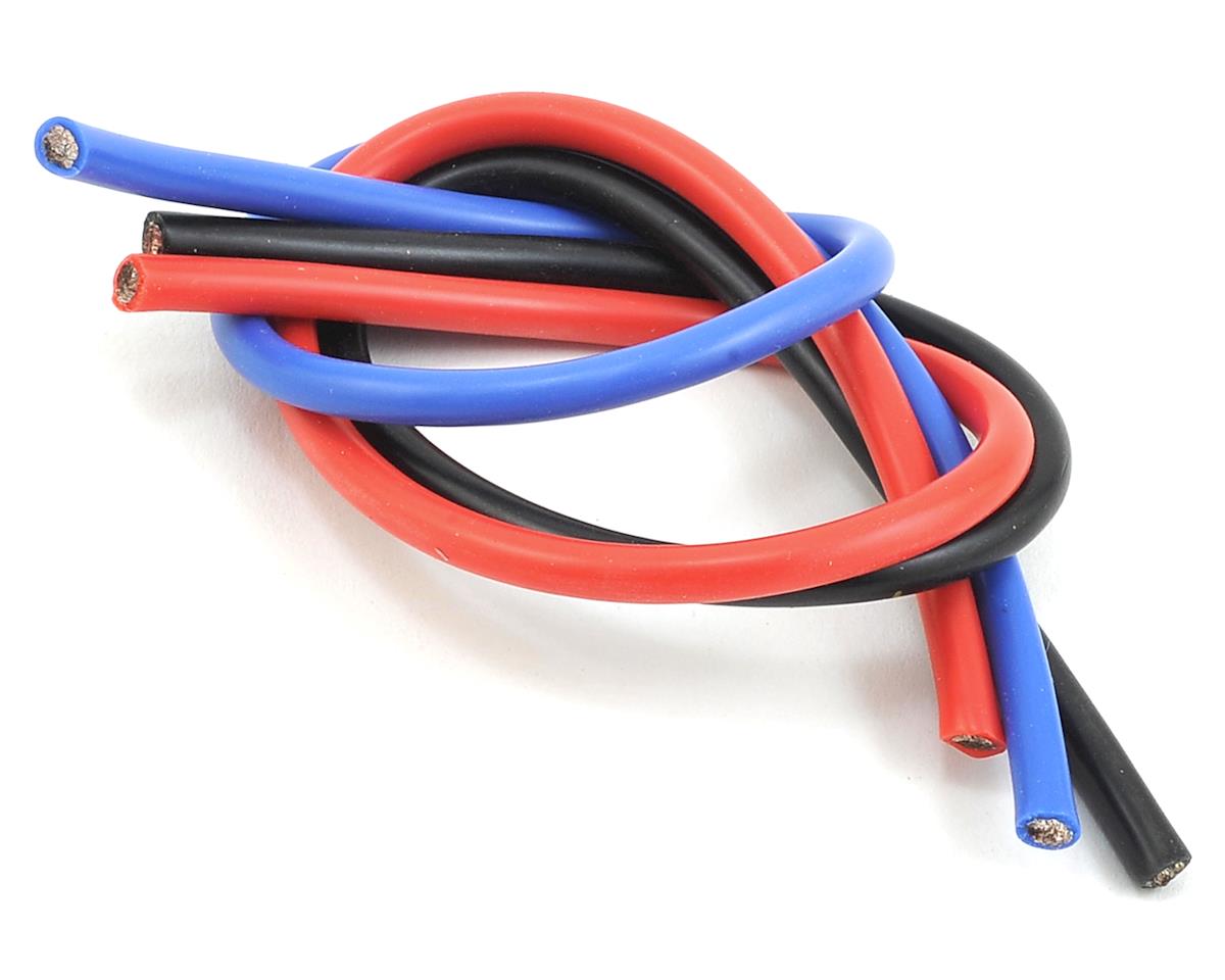 TQ Wire Silicone Wire 3 Wire Kit (Black/Blue/Red) (10AWG) (1' ea) TQ-1103