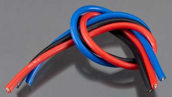 10GA WIRE 3' KIT BLK/BLU/RED