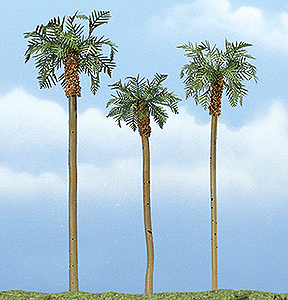 Woodland Scenics TR1617 Premium Royal Palm Tree, 4.5"/4"/3"