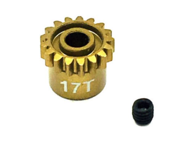 Trinity TRITEP4017 Ultra Lightweight Aluminum Pinion Gear, Thin, 48 Pitch, 17 Tooth