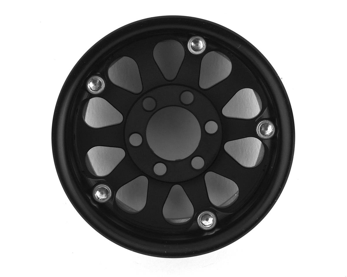Vanquish Products Method 101 V2 1.9" Beadlock Crawler Wheels (Black/Silver) (2)
