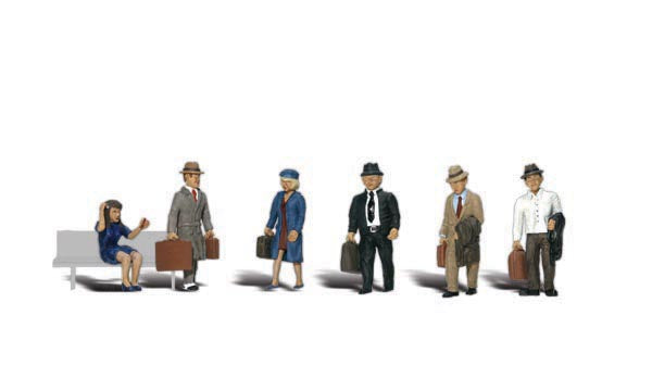 Woodland Scenics A1840 HO Scale Figures - Travelers