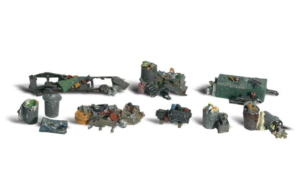 Woodland Scenics A1852 HO Scale Figures - Assorted Junk