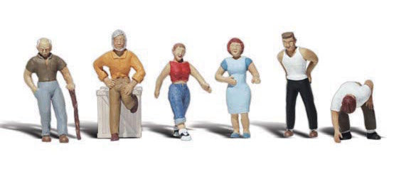 Woodland Scenics A2124 N Scale Figures
