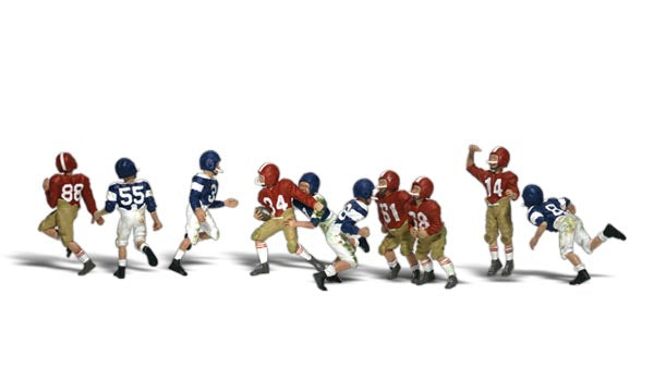 Woodland Scenics A2169 N Scale Figures - Youth Football Players