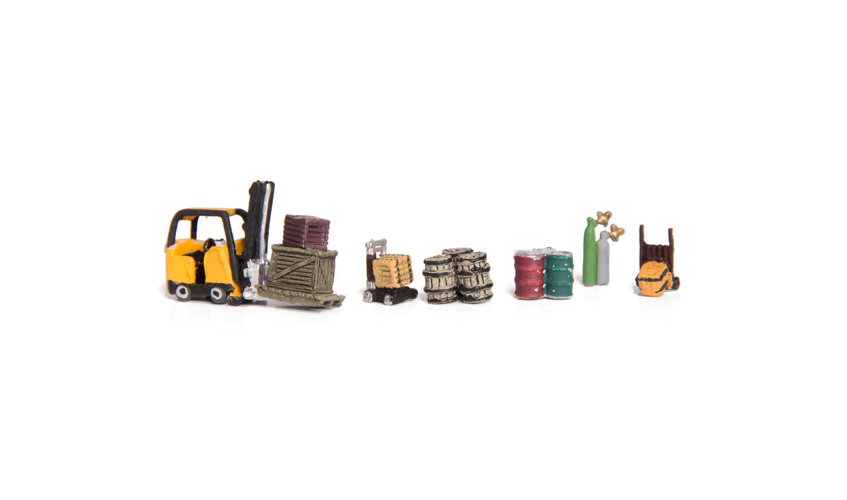 Woodland Scenics A2208 N Scale Figures - Loading Dock Details