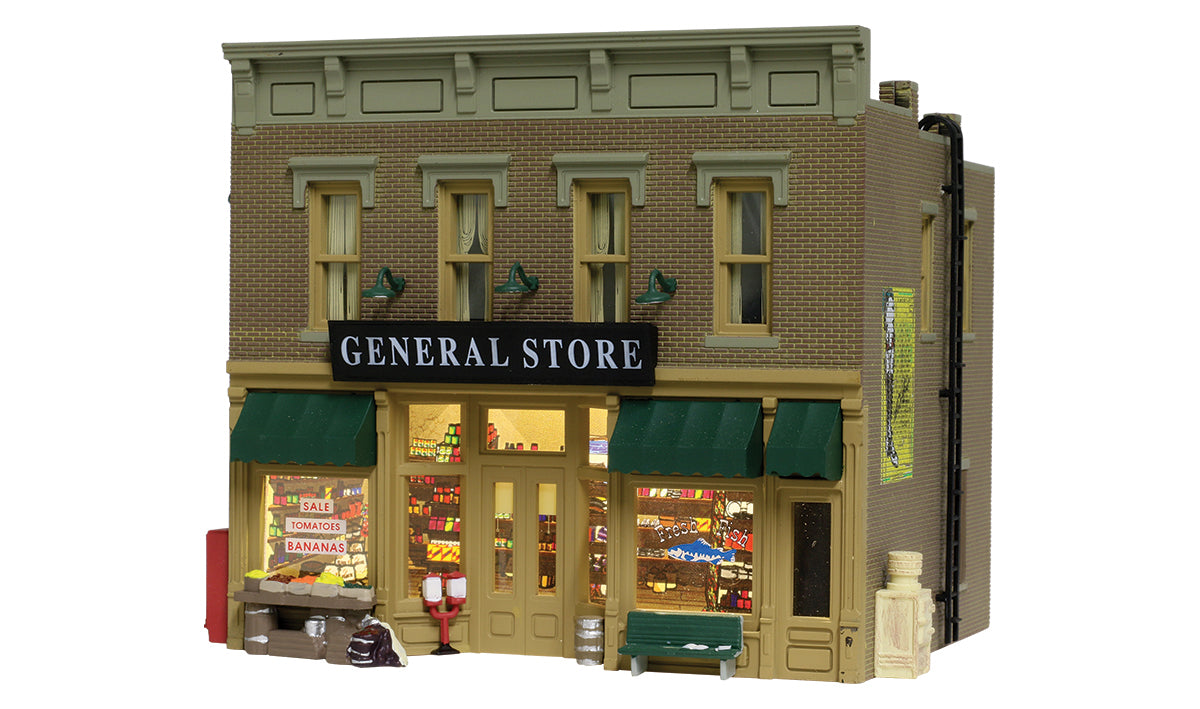 Woodland Scenics BR4925 N Scale Built Up Structure - Lubener's General Store
