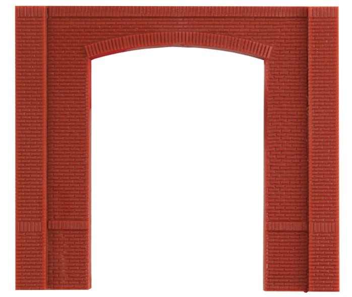 Woodland Scenics DPM 30107 HO Scale Street Level Wall Sections - Open Arch Entry Door 4-Pack