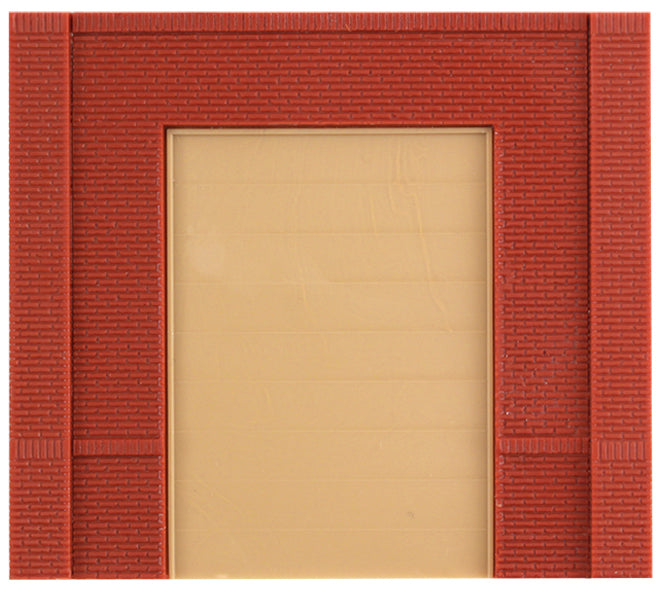 Woodland Scenics DPM 30132 HO Scale Street Level Wall Sections - Overhead Entry Door