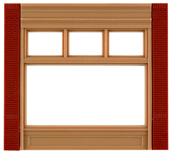 Woodland Scenics DPM 30162 HO Scale Street Level Wall Sections - 20th Century Windows
