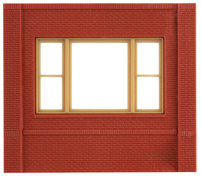 Woodland Scenics DPM 30163 HO Scale Dock Level Wall Sections - 20th Century Window