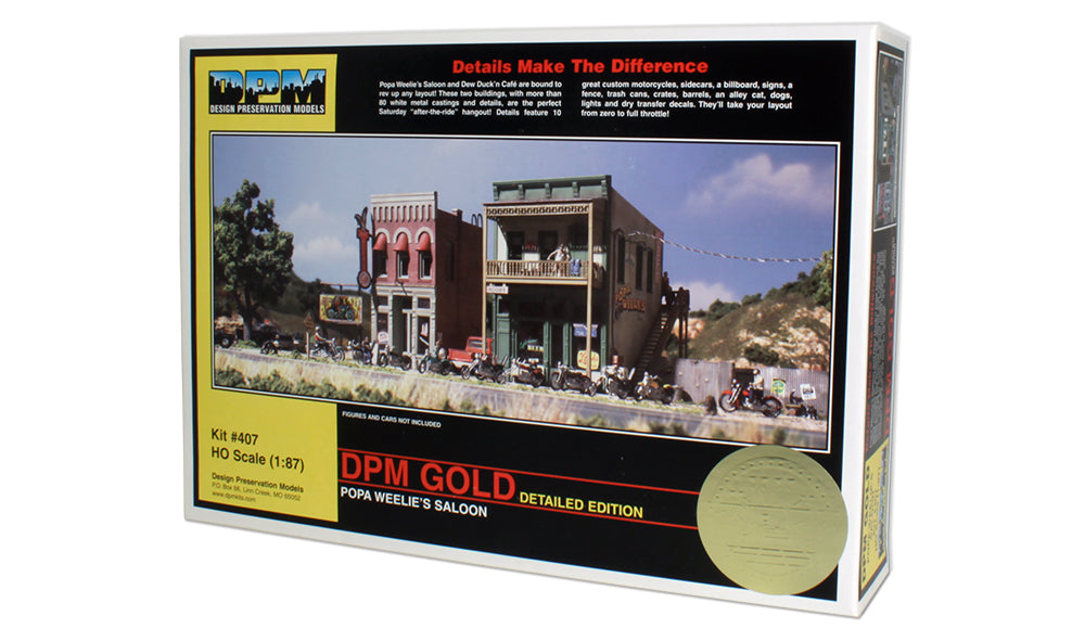 Woodland Scenics DPM Gold 40700 HO Scale Popa Weelie's Saloon