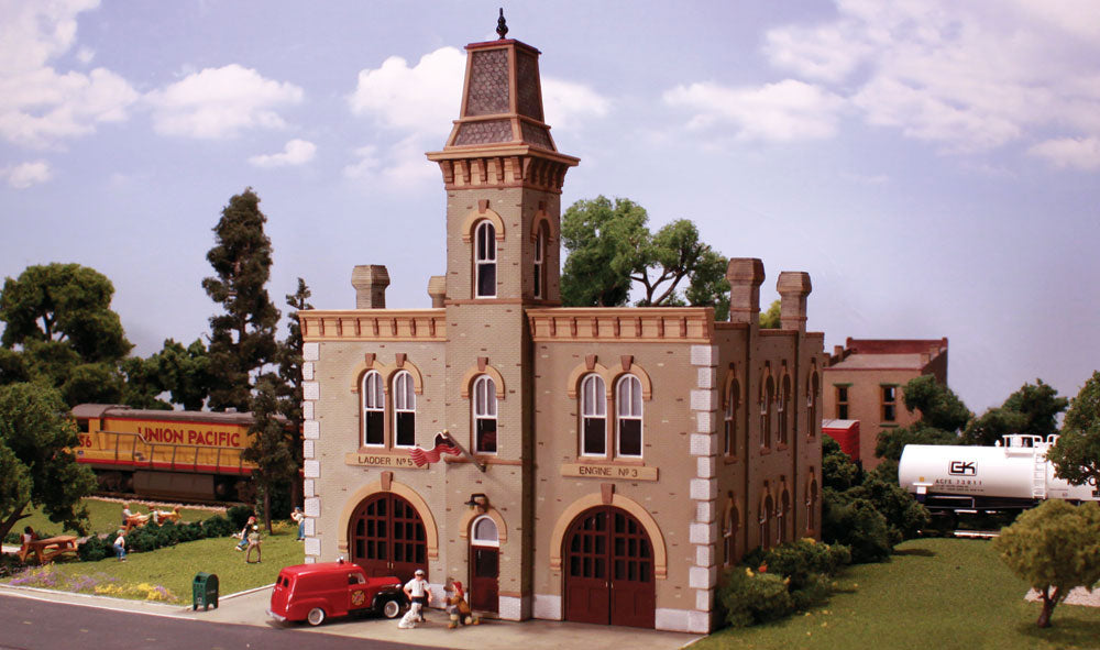 Woodland Scenics DPM Select 12400 HO Scale Fire Station No. 3