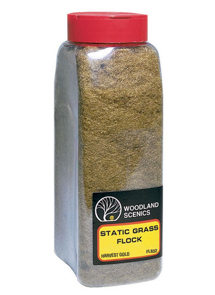 Woodland Scenics FL632 Static Grass Flock Shaker - Harvest Gold