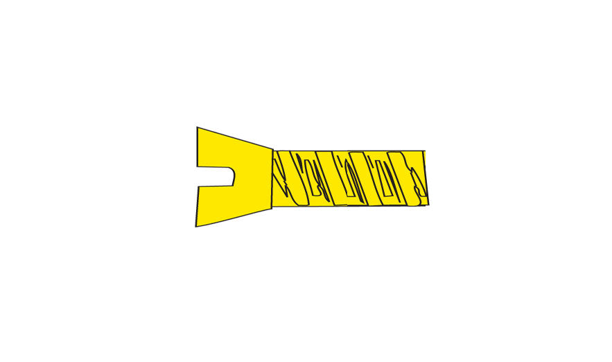 Woodland Scenics H844 Hob-Bits 00-90 1/2" Flat Head Machine Screw
