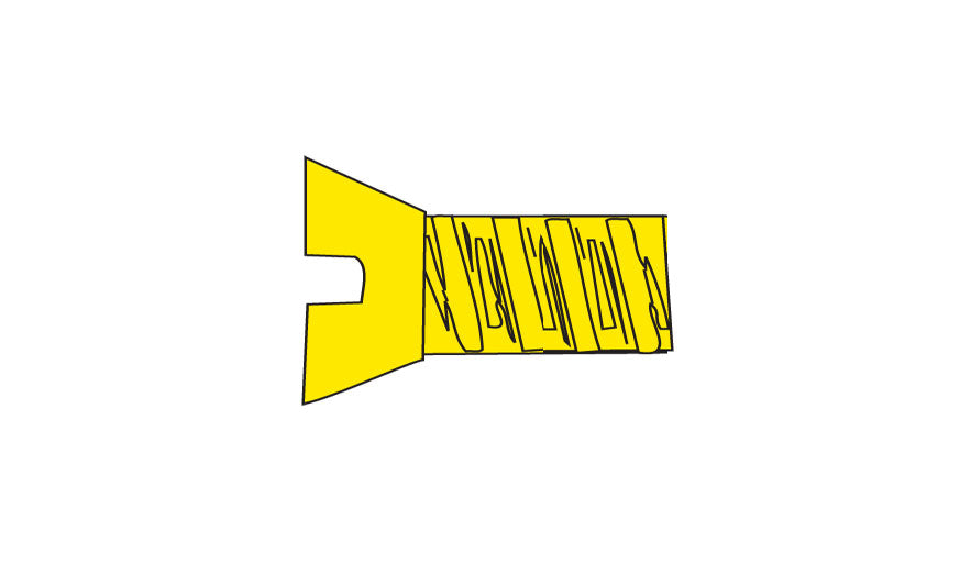 Woodland Scenics H850 Hob-Bits 1-72 1/4" Flat Head Machine Screw