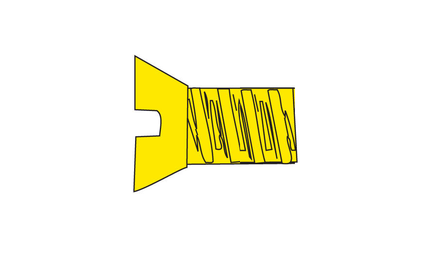 Woodland Scenics H854 Hob-Bits 2-56 1/4" Flat Head Machine Screw
